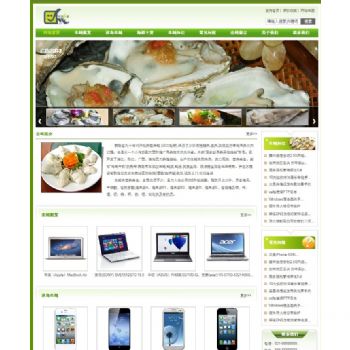 绿色风格网站模板